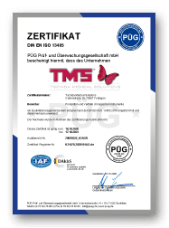 Zertifikat DIN EN ISO 13485